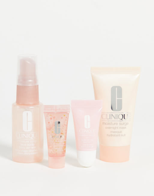 Clinique – Ready Jet Go SOS Moisture Surge – Zestaw kosmetyków do pielęgnacji skóry