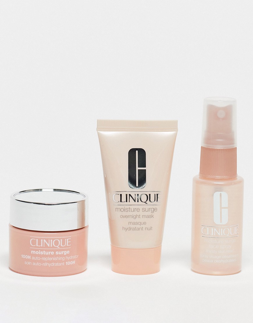 Clinique Skin School Supplies: Glowing Skin Moisture Surge Essentials Set-No colour