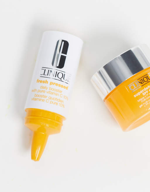 Clinique – Starter Duo: Fresh Pressed Vitamin C 10% + Superdefense Gel – Hudvårdsset 15 ml, 4 av 4