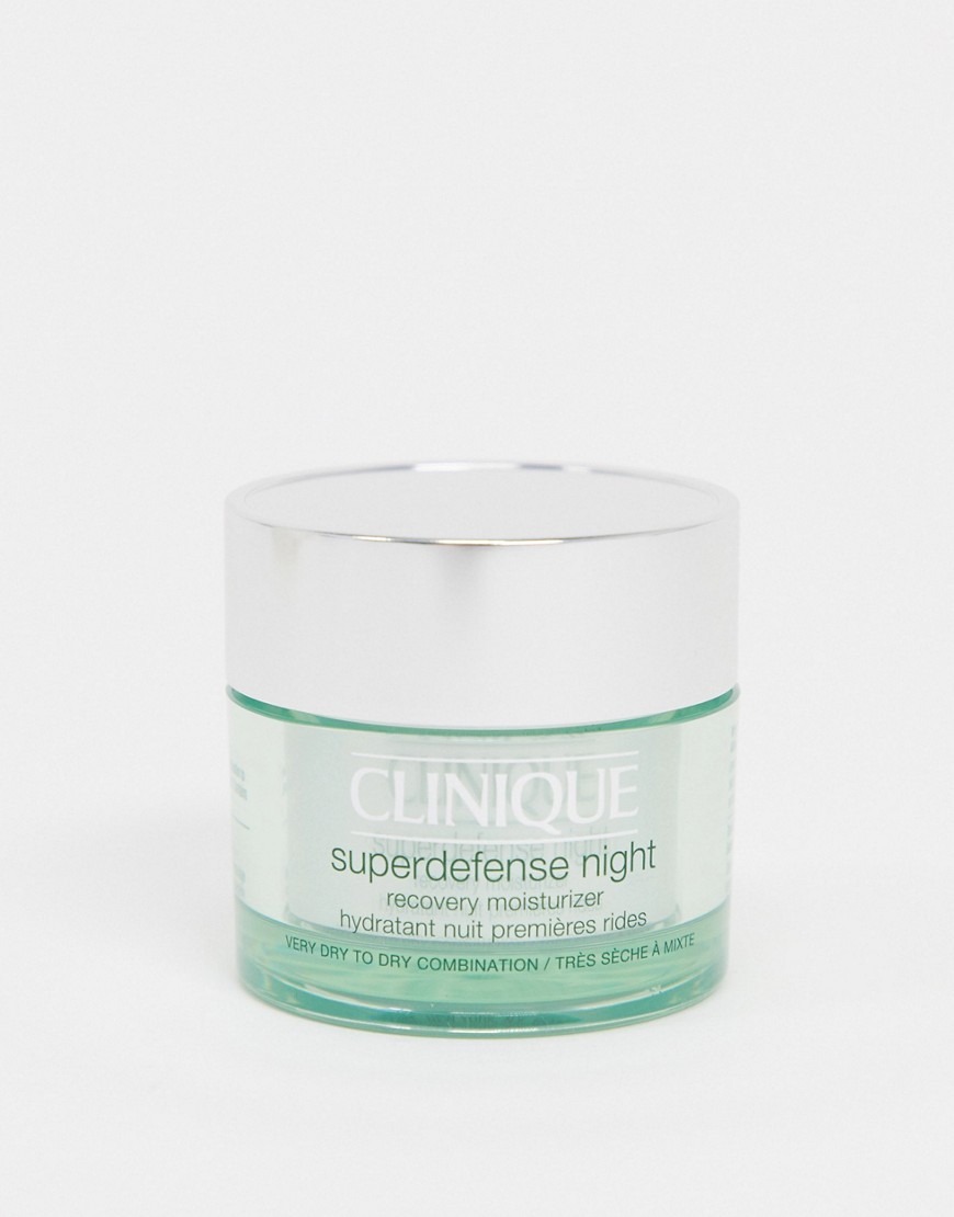 Clinique - Superdefense Night Recovery Moisturizer For Combination to Dry - Fugtighedscreme 50 ml-Ingen farve
