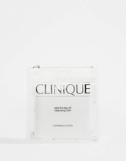 Clinique Take The Day Off Cleansing Cloth- Pack Of 2
