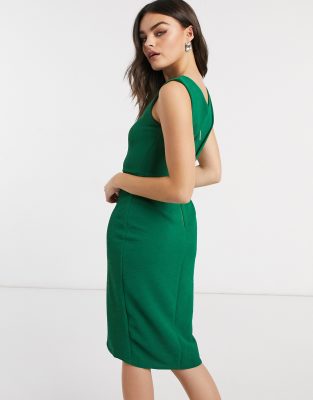 closet draped sleeveless wrap dress