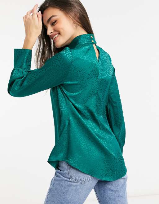 Blusa 2025 verde smeraldo