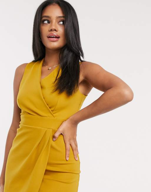 Closet london mustard dress sale