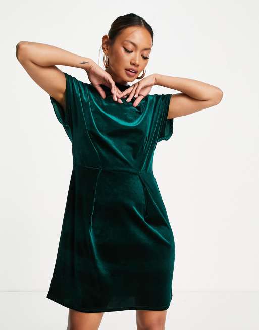 Green 2024 shift dress