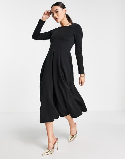 Closet London  Closet Black Skater Dress