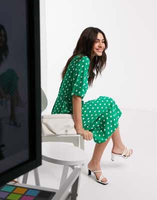 green spot shirt dress