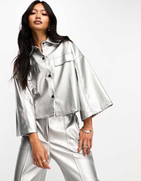silver shirts for women