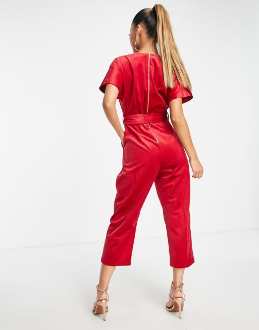 Petite cheap velvet jumpsuit