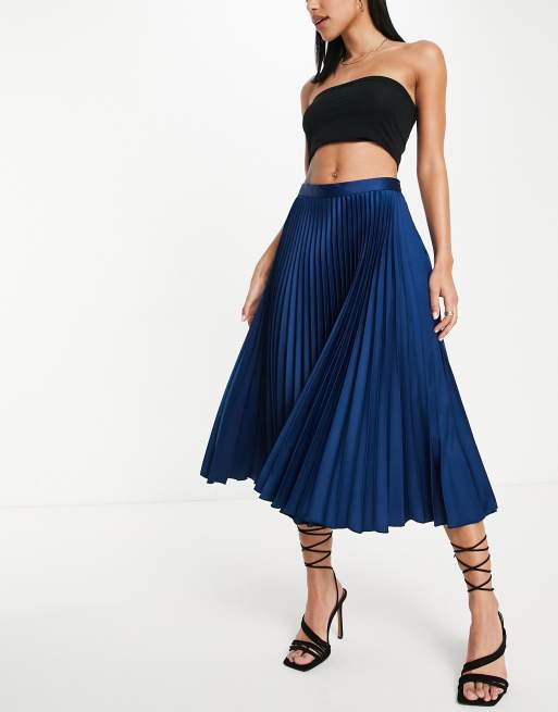 Asos midi skirt clearance pleated