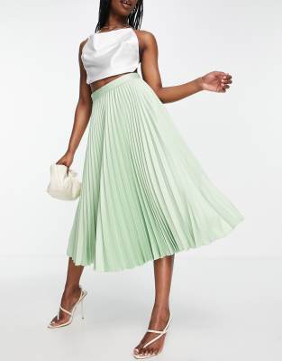 pleated skirt long