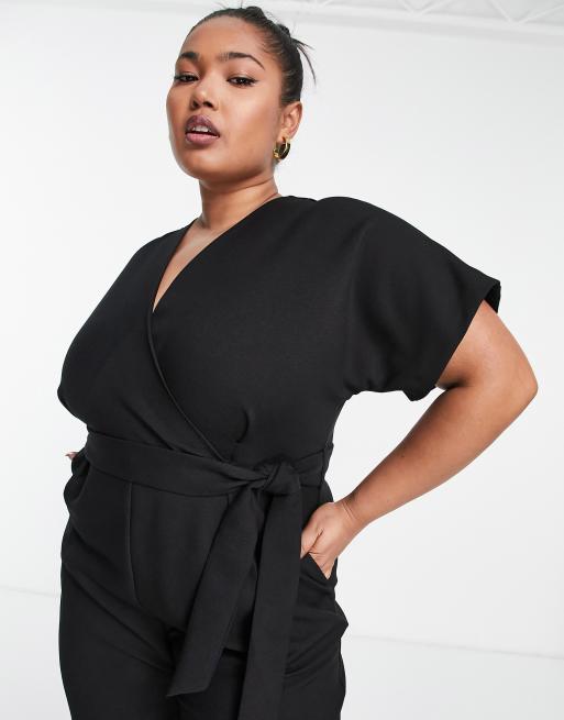 Plus size cheap kimono jumpsuit