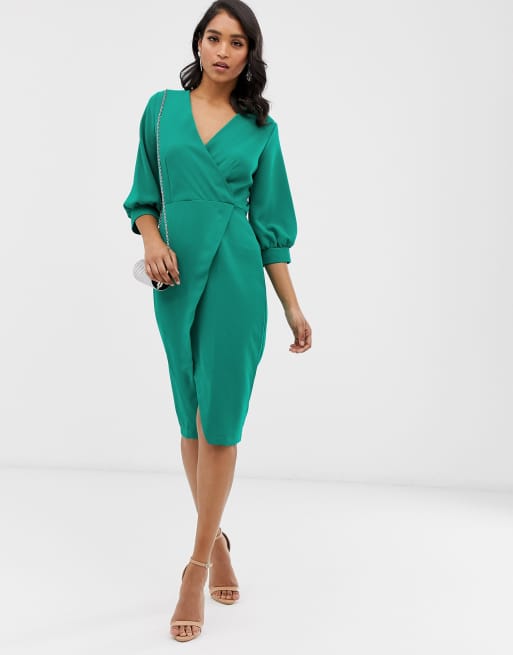 Closet london green clearance dress