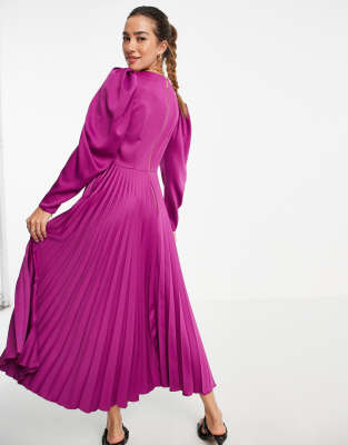 closet london pleated dress