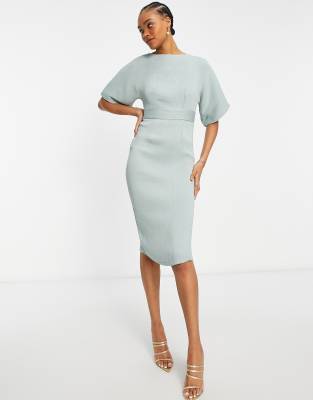 Closet london 2024 ribbed pencil dress