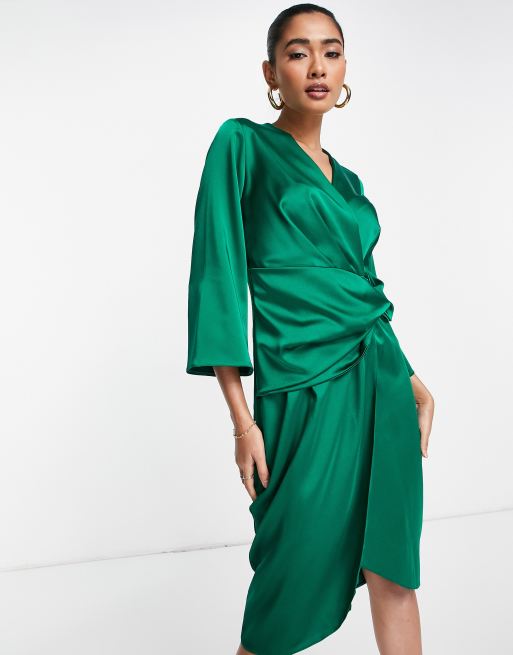 Kimono hotsell dress satin