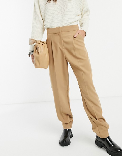 Tailored Trousers Camel