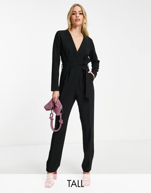 Black jumpsuit best sale with kimono