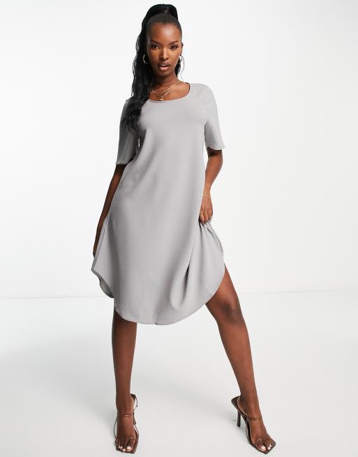Closet London - Taupe a-form-minikjole 