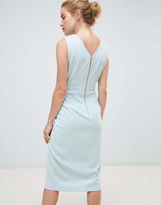 asos sky blue dress