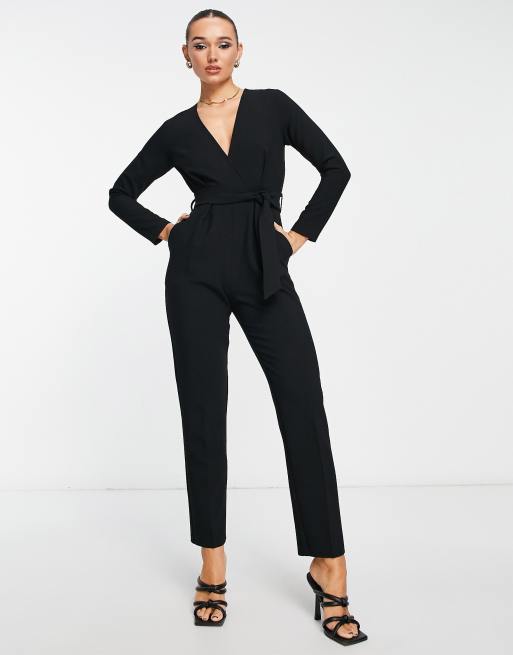 Black store kimono jumpsuit