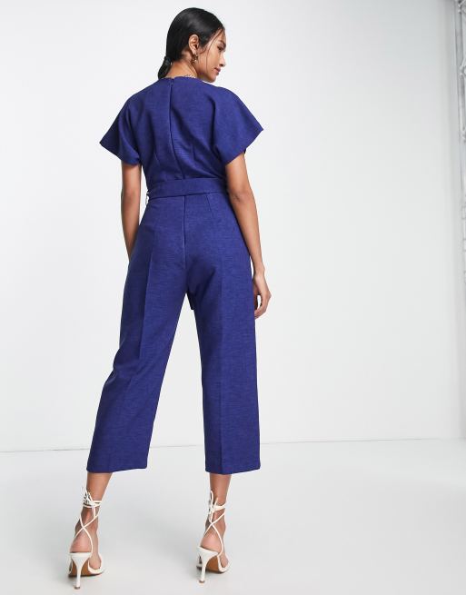 ASOS DESIGN kimono sleeve culotte jumpsuit