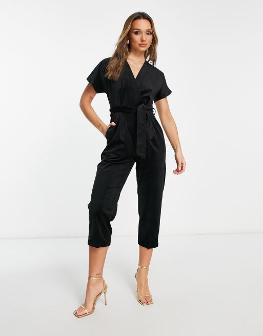 Velvet deals wrap jumpsuit