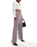 Closet London wide leg pants in grey