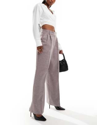 Closet London Closet London wide leg trouser in grey