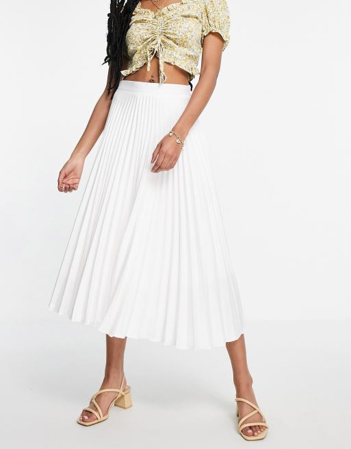 Long pleated skirt asos best sale