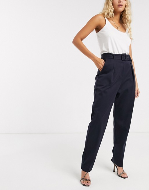 Closet pleated trousers
