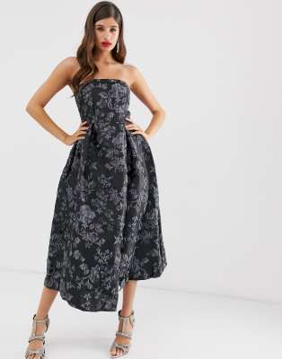 strapless dress asos