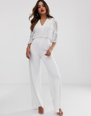 club l white jumpsuit