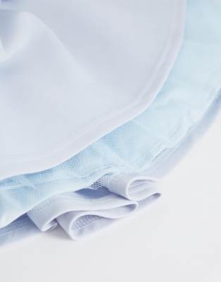 club l bridesmaid bardot detail skater dress