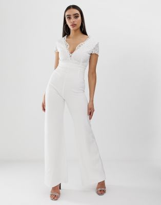white jumpsuit short sleeve