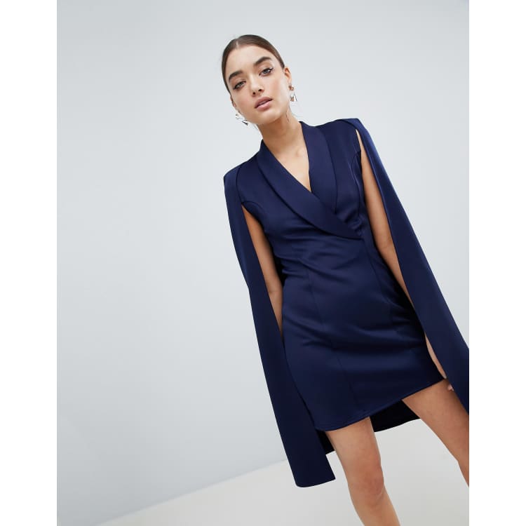 Club L Cape Blazer Dress ASOS