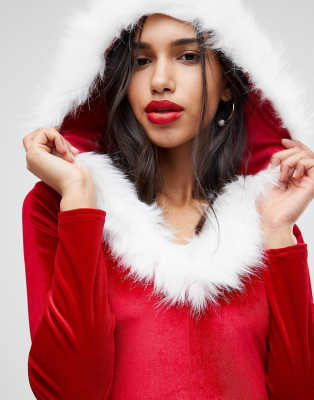 asos santa dress