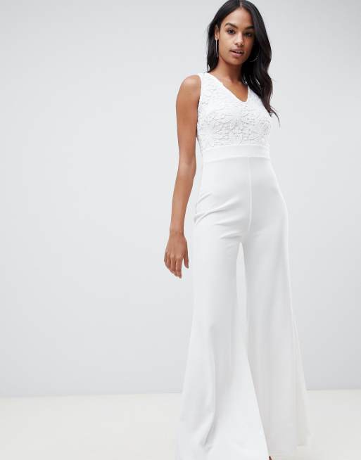 Lace store bodice jumpsuit