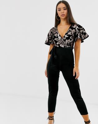 club l sequin jumpsuit