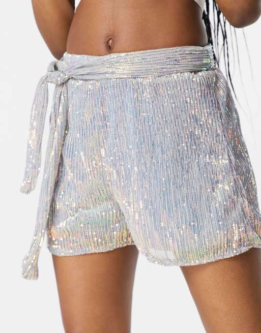 Sequin high waisted outlet shorts