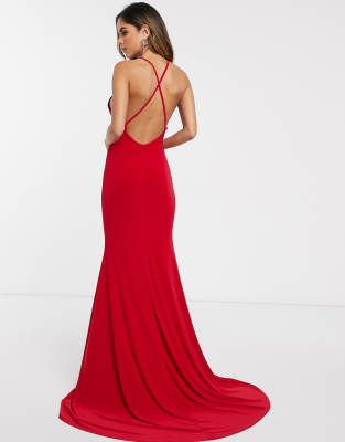 club l red maxi dress