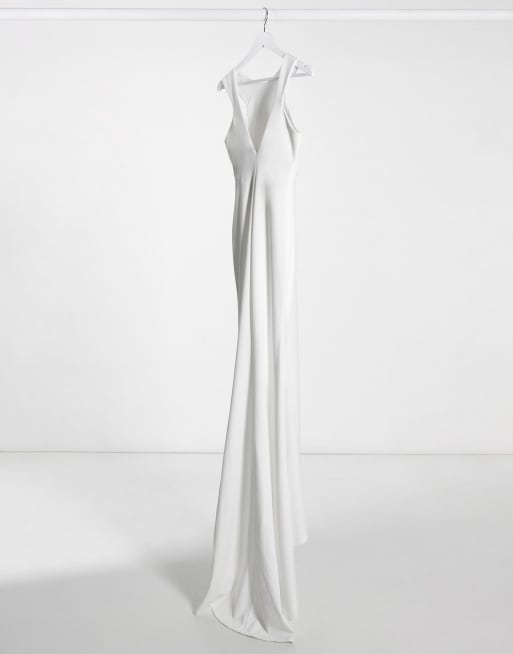 white christmas dresses Tonyy White Storm Cut-Out Maxi Dress main image 0
