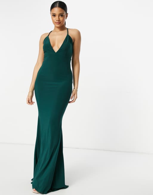 Fishtail green clearance dress