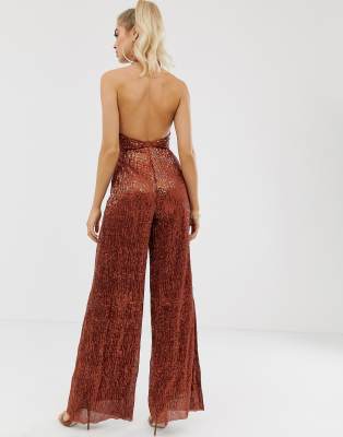 club l sequin jumpsuit