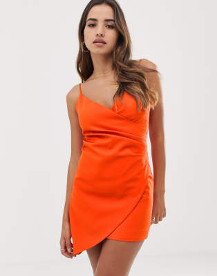 mini dress orange