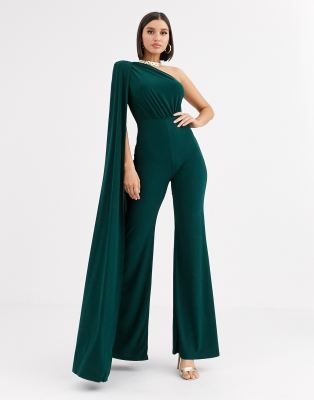 teal green jumpsuit