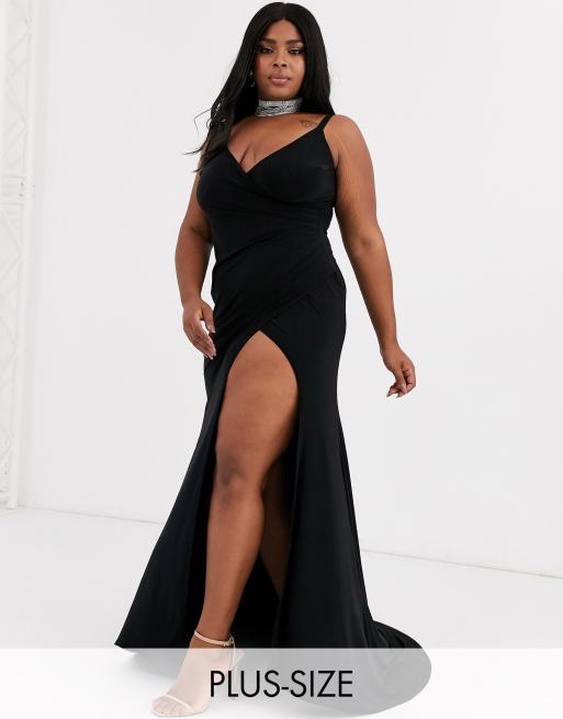 Club l store black maxi dress