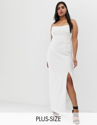white midaxi