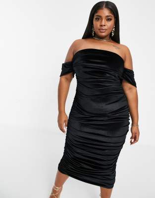 plus size bardot dresses uk
