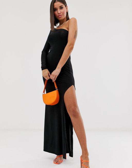 Robe best sale asymétrique noir